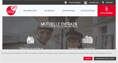 Desktop Screenshot of mutuelle-entrain.fr